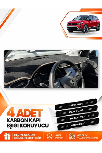 e-biz Opel Crossland (2020-2024) Compatible Front Cover Glove Box Protection ...