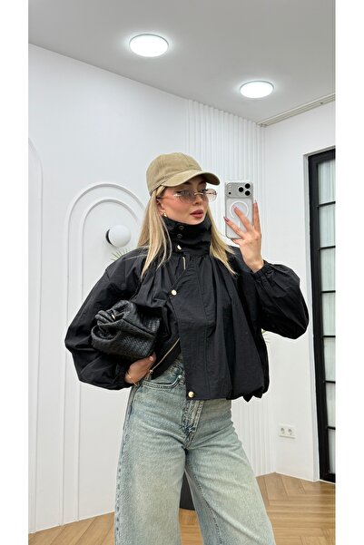 R-Style Paraşüt Kumaş Astarlı Ceket