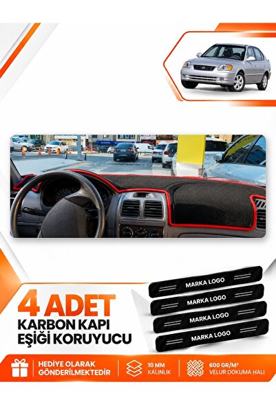 e-biz Hyundai Accent Admi̇re-Mi̇leni̇um (2000-2006) Compatible Torpedo Protec...