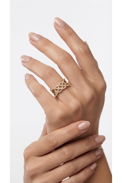 Âlâ Atelier Zircon Stone Knot Ring