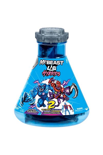 MrBeast Lab Set 2 figurine, Mr Beast Lab Hibrids, W2, Hyper Fusion, Spider Vs...