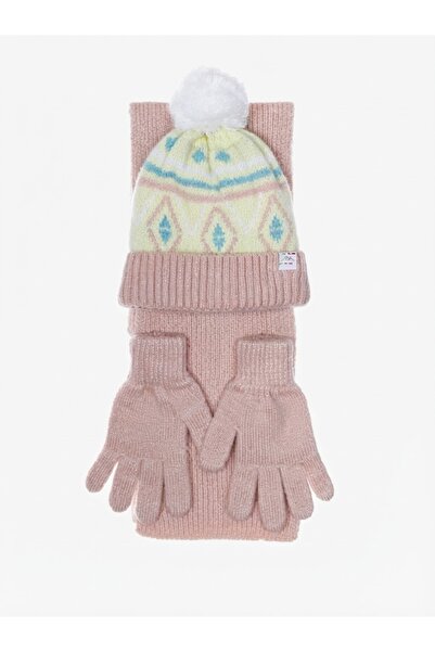 Fonem Fo 5214 Leycin 3-Piece Scarf Beanie Glove Set