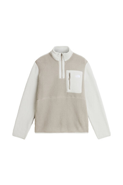 THE NORTH FACE M YUMIORI 1/4 ZIP Erkek Outdoor Çeyrek Fermuarlı Polar Üst NF0A883SSM41 Bej