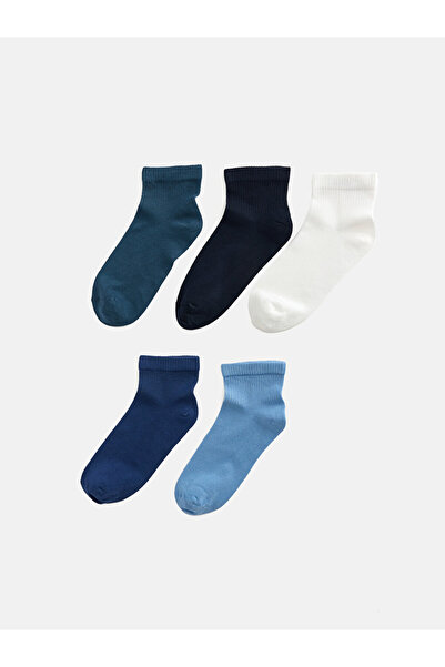 LC Waikiki Rmz Gi̇yi̇m Farkiyla Bamboo Men's Socks 5-Pack
