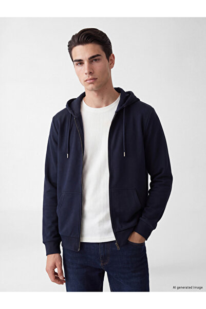 LC Waikiki Esvab • Modern & Distinctive Men's Zippered Hooded Sweatshirt