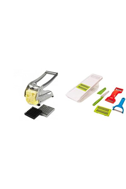 MNG Set compact de curățare și mărunțire pentru legume și fructe, AES + Apara...
