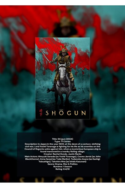 OEM Poster Infografic Shogun, Istorie Japoneza si Samurai, Carton 250g, A4