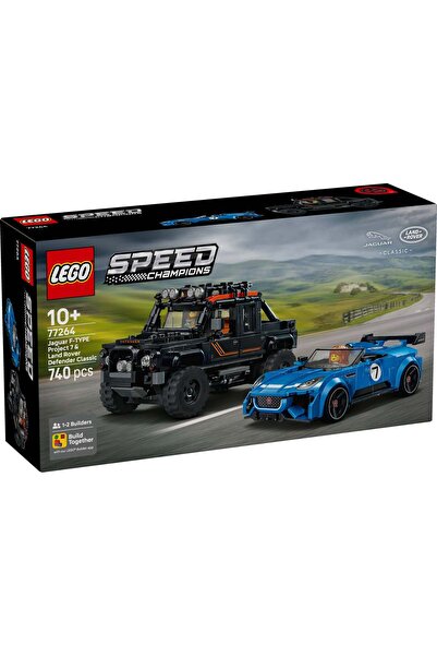 LEGO ®   Speed Champions - Jaguar Project 7 și Land Rover Defender (77264)