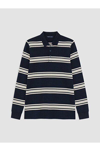 LC Waikiki Quality Parts from Çelebi Store Devrik Roba Yaka Striped Men's Swe...