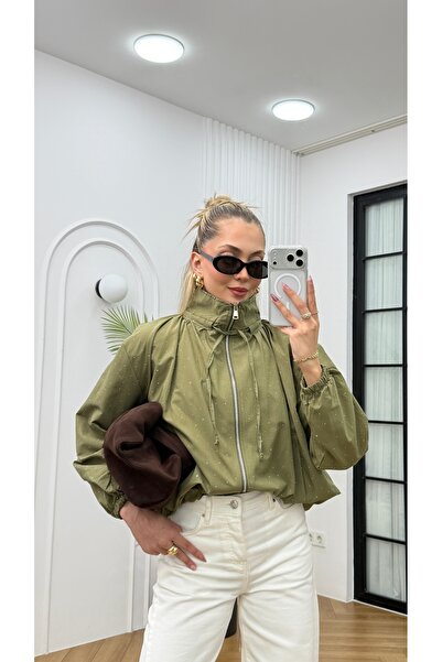 R-Style Astarlı Taşlı Ceket