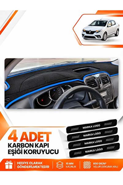 e-biz Renault Symbol Short Type 1 (2013-2021) Compatible Front Torpedo Protec...
