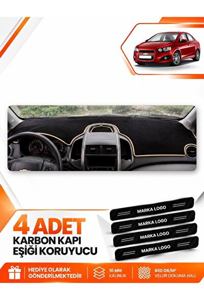 e-biz Chevrolet Aveo T300 (2011-2015) Compatible Front Cover Dashboard Protec...
