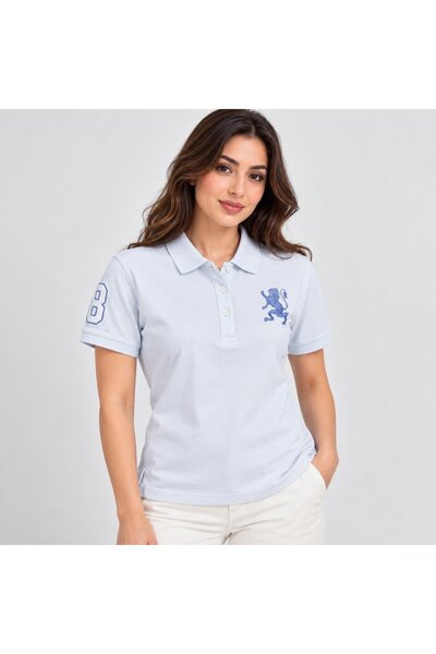 Giordano Women's Slim Fit Lion Polo
