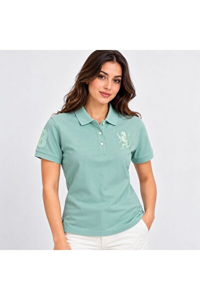 Giordano Women's Slim Fit Lion Polo