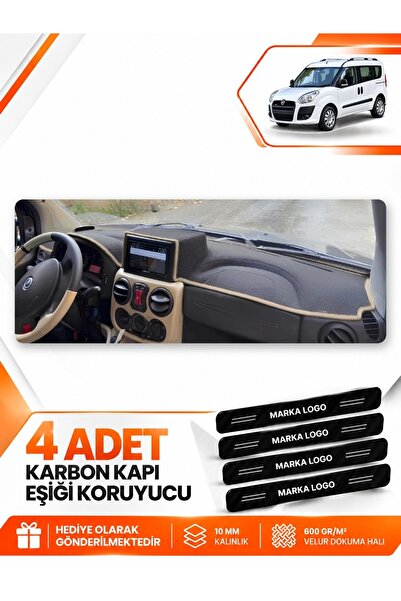 e-biz Fiat Doblo Airbagged Large Screen (2007-2015) Compatible Cover Torpedo ...