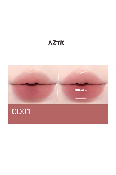 AZTK Long-Wear Dual-Ended Lip Gloss Cd01 Beauty Mark