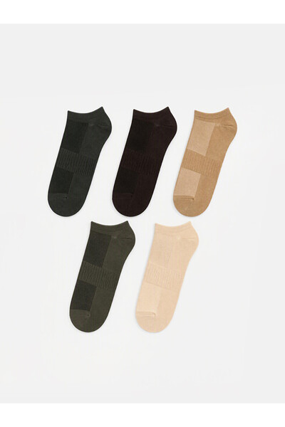 LC Waikiki I Embroidered Men's Sneaker Socks 5-Pack from Freezen Store