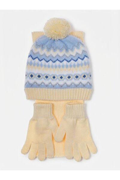 Fonem Fo 5215 Dem 3-Piece Scarf Beanie Glove Set
