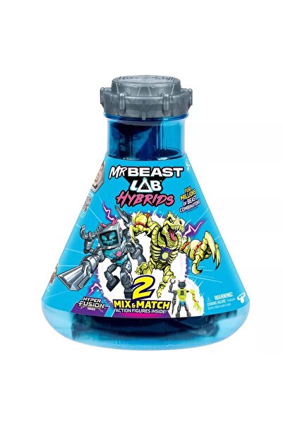 MrBeast Lab Set 2 figurine, Mr Beast Lab Hibrids, W2, Hyper Fusion, Lab-Bot V...