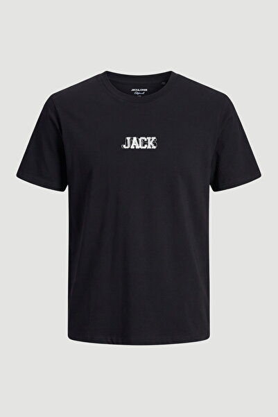 Jack & Jones Ανδρικό μπλουζάκι με χαλαρή εφαρμογή και λαιμόκοψη ποδηλάτου - S...