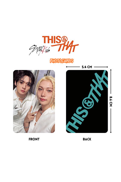 Kpop Dünyasi STRAY KIDS '' This & That '' Truck UNIT Photocards Set