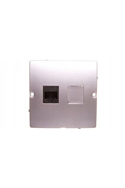 Kontakt-Simon Simon Basic RJ45 Cat5e Priză de calculator Argintiu