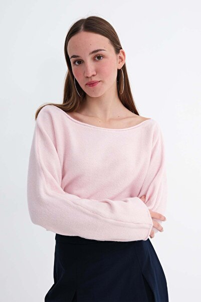Addax Boat Neck Knitwear Sweater K3409-A13