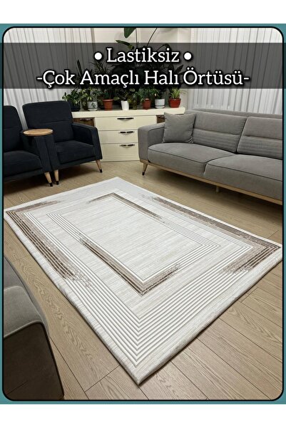 MODKLAS Lastiksiz Halı Örtüsü "Çok Amaçlı Kullanım" Mikro Polar Kumaş (Koltuk...