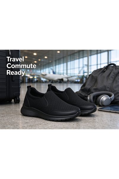 Huanhuan Shoe أحذية رجالية محبوكة قابلة للتنفس، أحذية كاجوال سهلة الارتداء، أ...