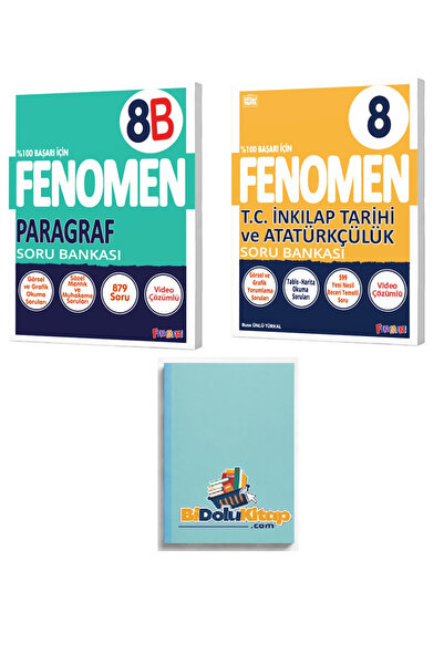 Fenomen Yayıncılık 8 Paragraf B - İNKILAP TARİHİ Soru Bankası (DEFTER HEDİYE)