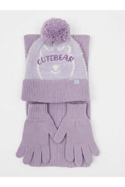 Fonem Fo 5217 3-Piece Scarf Beanie Glove Set