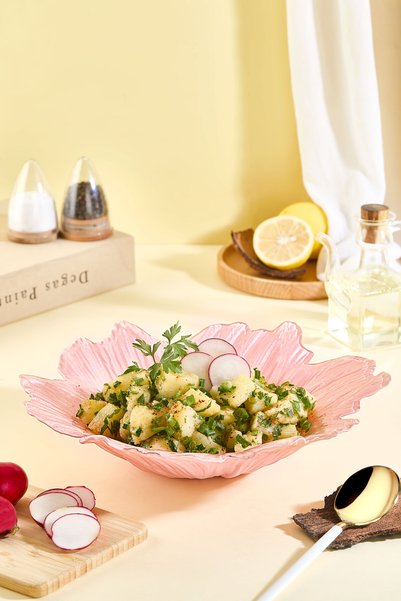 Lora Bianca Alba Pink 30 cm Large Size Salad/Fruit Bowl