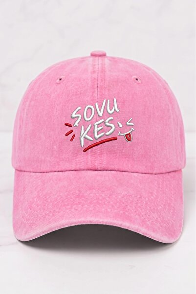 ŞapkaMania Şapcă vintage unisex, lavabilă, cu broderie Şovu Kes