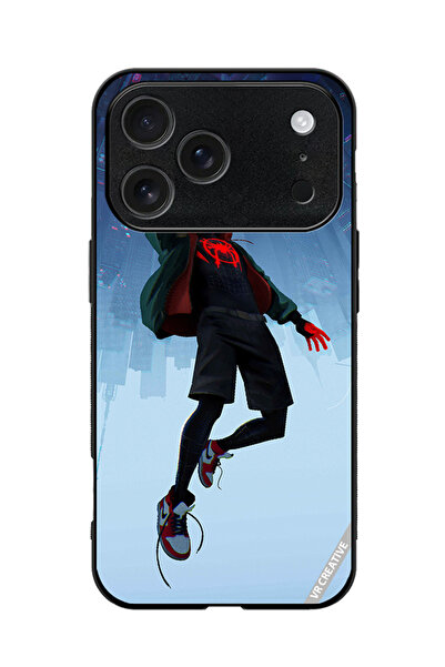 VR CREATIVE Protective Case Cover For Apple iPhone 18 Pro Max Spiderman Desig...