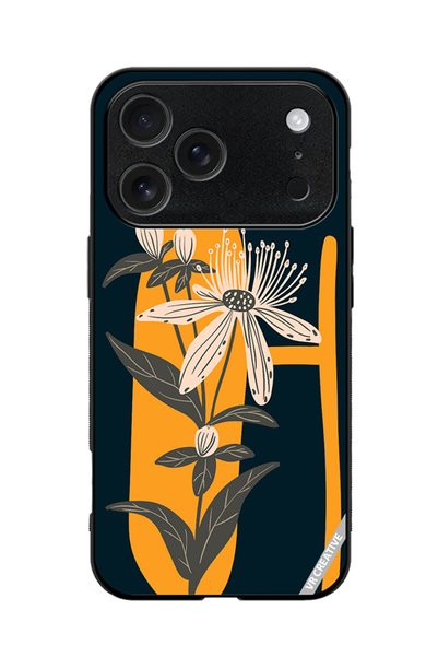 VR CREATIVE Protective Case Cover For Apple iPhone 18 Pro Max Alphabet H Desi...