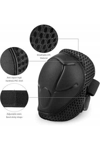NO BRAND SET Echipament de protecție pentru skate, pentru copii, reglabil: pr...