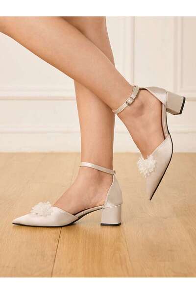 Sheya Heeled Shoes, beige