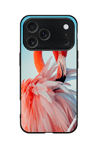 VR CREATIVE Protective Case Cover For Apple iPhone 17 Pro Max Flamingo Design...