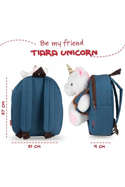 NO BRAND Rucsac pentru copii cu mascotă detașabilă, drăguț, școlar, confortab...