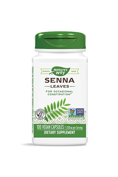 Natures Way Supliment alimentar Nature’s Way, Frunze de Senna, 450 mg, 100 ca...