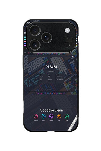 VR CREATIVE Protective Case Cover For Apple iPhone 18 Pro Goodbye Elena Desig...