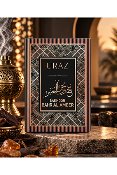 URAZ Bahr Al Amber Premium Oud Bakhoor Arabic Incense 40g – 9 Pieces