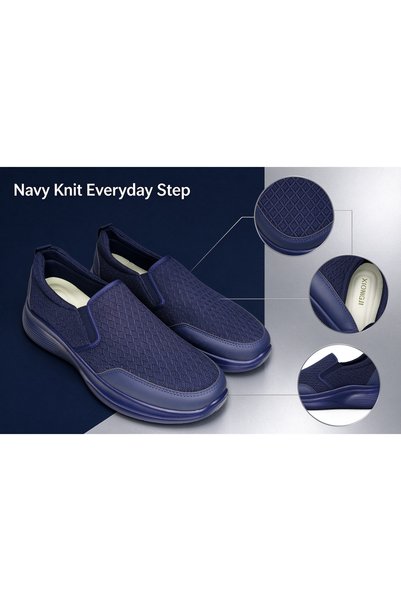 Huanhuan Shoe أحذية رجالية محبوكة قابلة للتنفس، أحذية كاجوال سهلة الارتداء، أ...