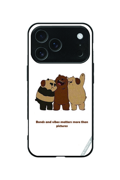 VR CREATIVE Protective Case Cover For Apple iPhone 18 Pro Bonds And Vibes Mat...
