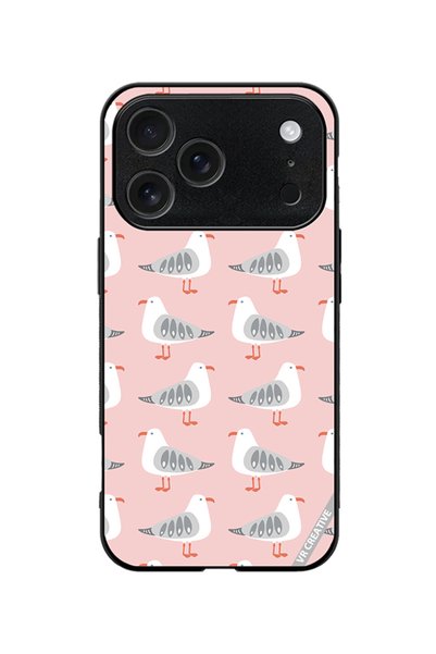 VR CREATIVE Protective Case Cover For Apple iPhone 18 Pro Seagull Vector Desi...