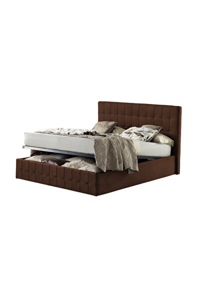 Timflex Pat Rabatabil cu Lada Depozitare Notturno Promo 140x200 cm Piele ecol...