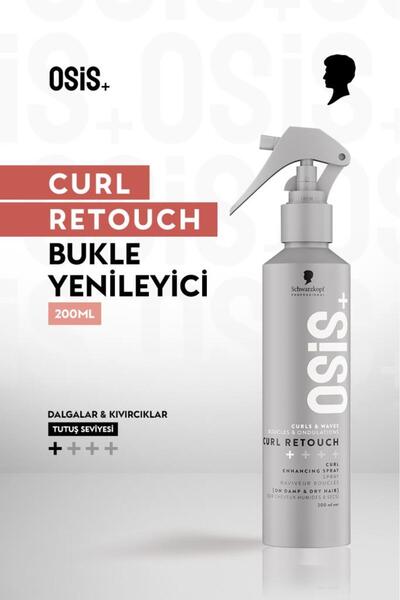 Osis Curl Retouch Bukle Yenileyici Sprey Dalgalı ve Kıvırcık Saçlar İçin 200ml