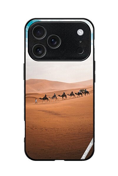 VR CREATIVE Protective Case Cover For Apple iPhone 17 Pro Max Camel In Desert Design Multicolour
