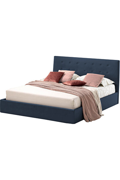 Timflex Pat pentru Dormitor cu Lada Rabatabil Abra Promo 80x200 cm Bluemarin