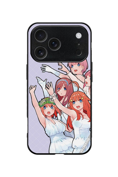 VR CREATIVE Protective Case Cover For Apple iPhone 18 Pro Go Toubun No Hanayo...